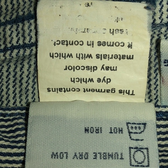 Vintage Unionbay blue/white stripes skirt size 7 - Picture 7 of 8